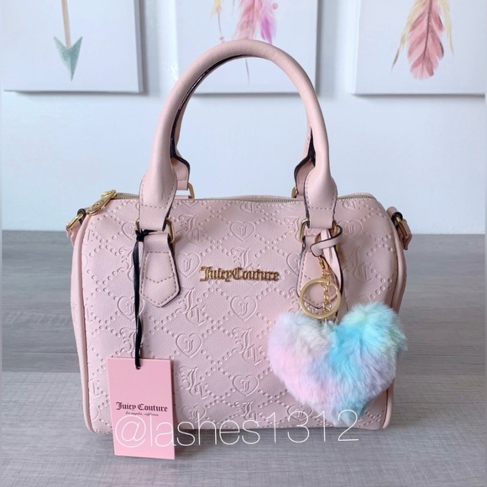 JUICY COUTURE Bag Fame Crossbody Satchel - Pink